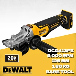 DEWALT DCG413FB Cordless Angle Grinder Paddle Switch 20V 125MM With KICKBACK BREAK Dewalt Brushless Power Tools DCG413