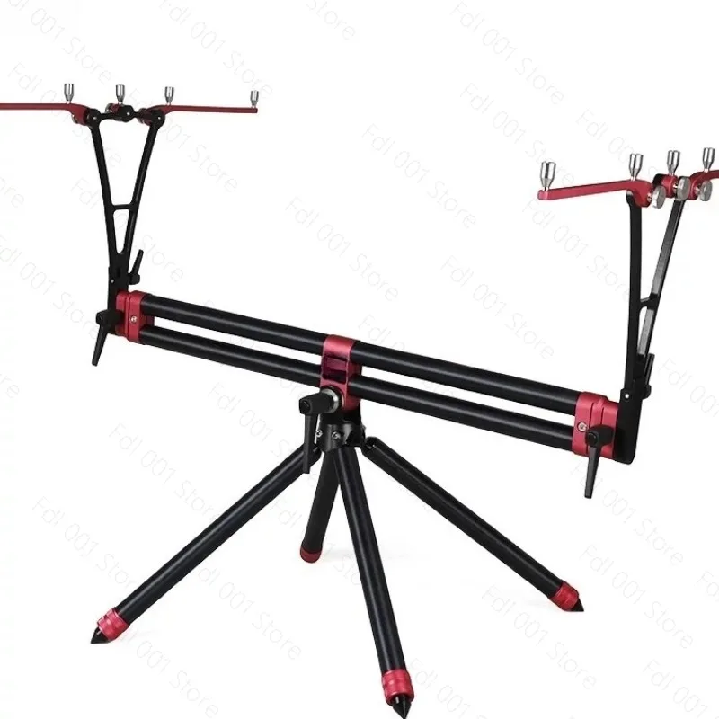 2026 new all-metal aluminum alloy folding fishing rod bracket, 5 special brackets for European carp fishing