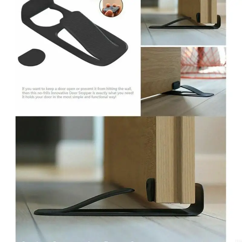 Safety Door Stop Stoppers Anticollision Plastic Door Stoppers Nonslip Door Rear Retainer Easy Door Holder