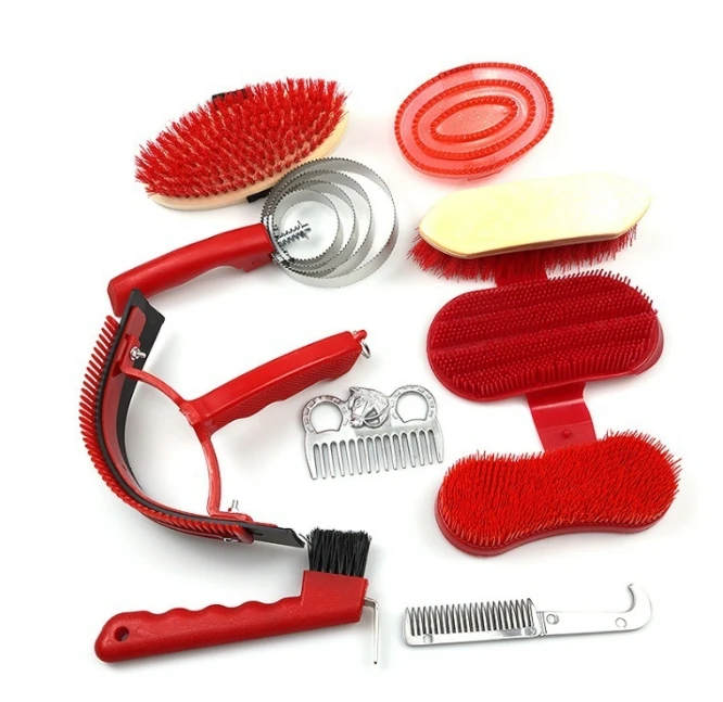 Equestrian Supplies Accessory Horse Grooming Kit Cleaning Custom Logo Horse Tool Set