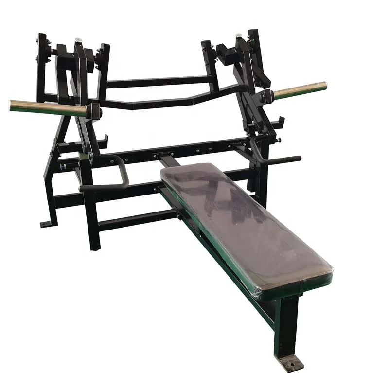 

Strength Fitness Gym Equipment Plate Loaded Commercial Flat Bench Press Machine