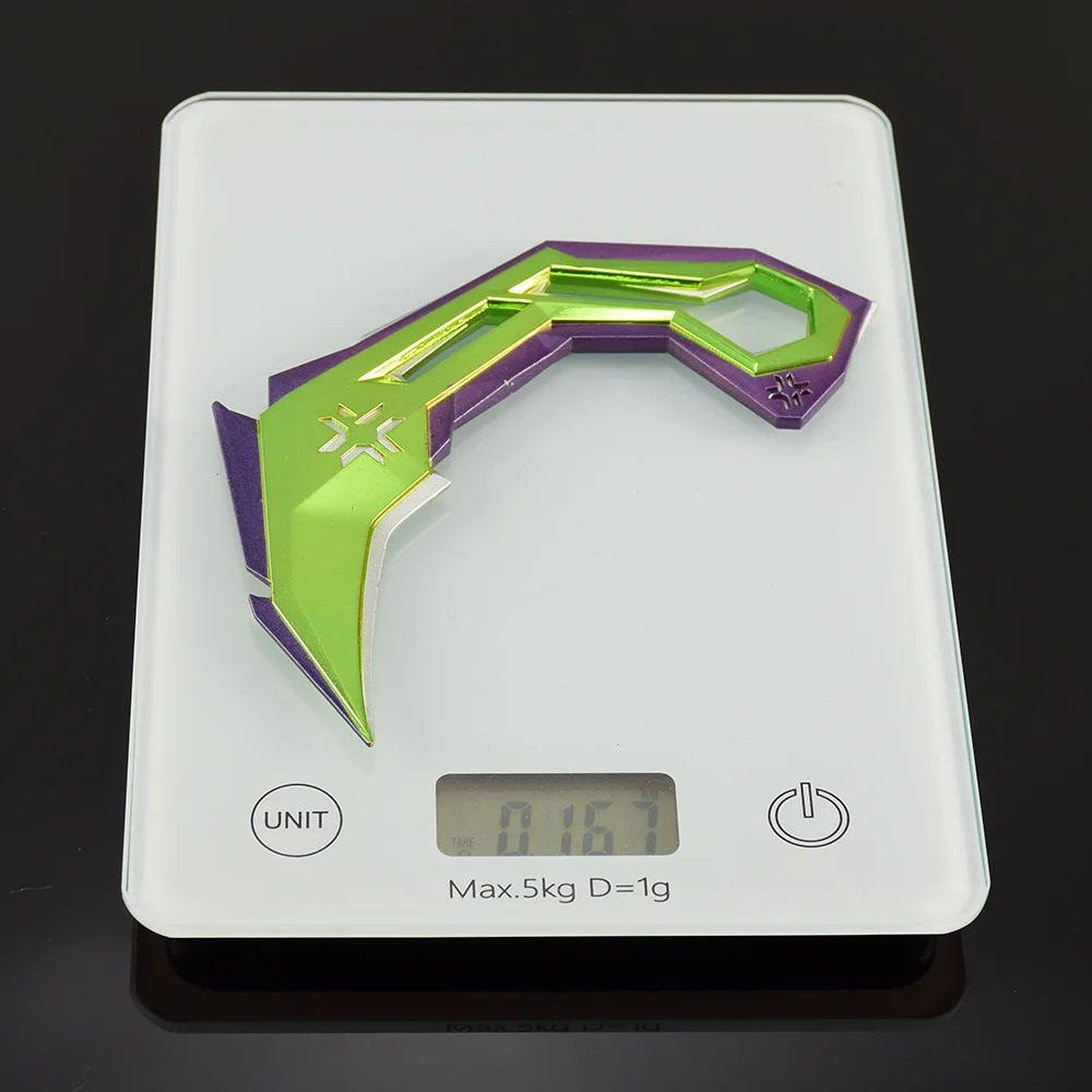 Valorant Artiglio Coltello 16 cm/6.3in VCT Samurai Spada Prop Cosplay Periferiche di Gioco Katana Fidanzato Regalo Ornamenti Giocattoli di Formazione