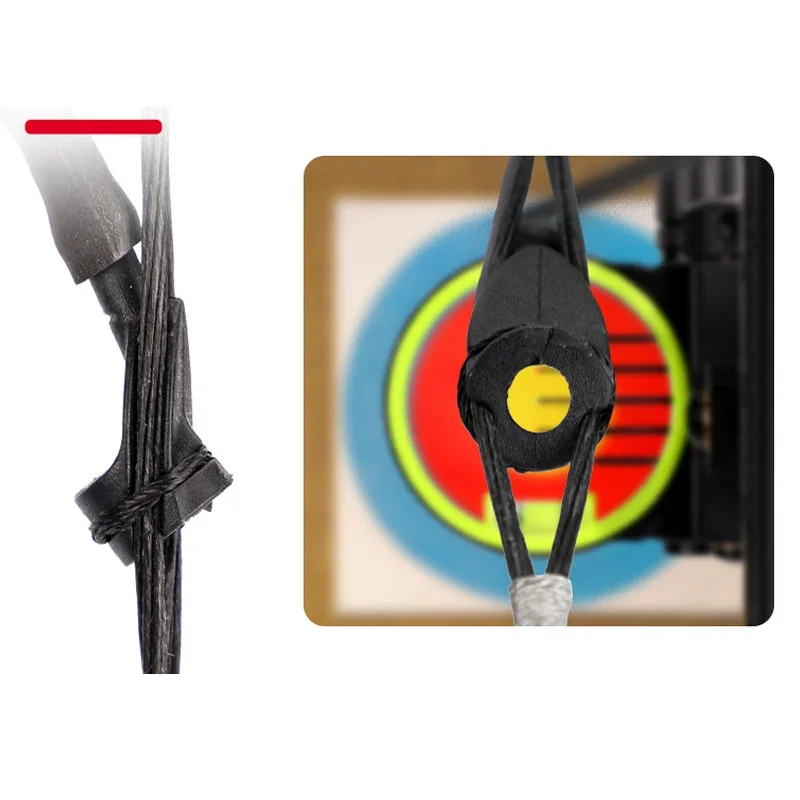 4pcs Archery Peep Sight Hole Peephole String for Compound Bow Shooting Accessory 5