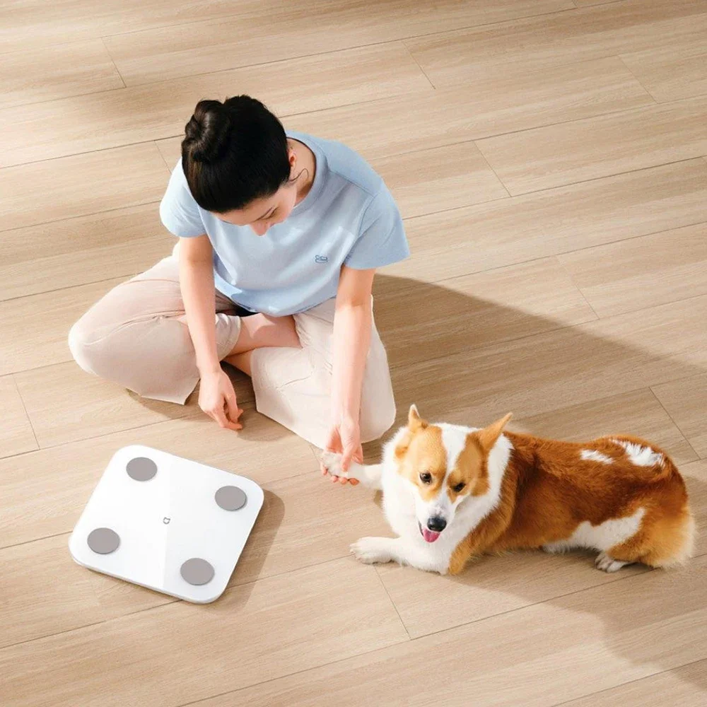 Xiaomi Mijia Body Fat Scale S400 Bluetooth5.0 Smart Home Body Composition Scale Max 150KG LED Display Dual Frequency Measurement