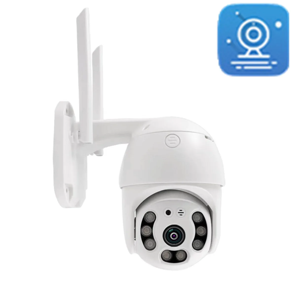

2MP 1080P Eseecloud APP Wireless PTZ IP Dome Camera Full Color AI Humanoid Detection Home Security CCTV Baby Monitor