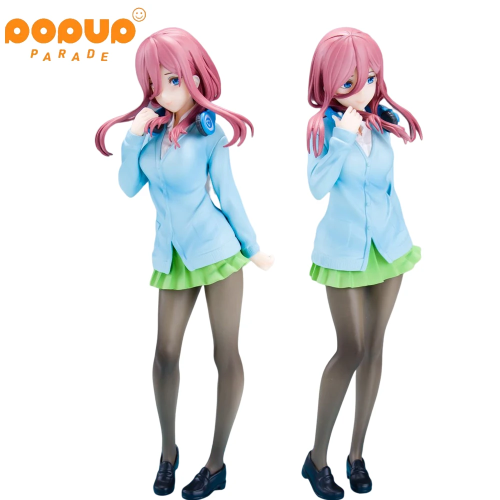 

In Stock 17CM Nakano Miku POP UP PARADE Anime Figure The Quintessential Quintuplets Collection Model Doll Toys Birthday Gift