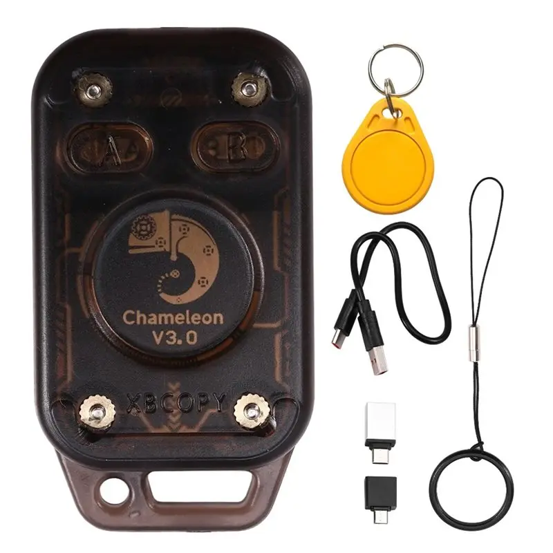 DIGIT-Chameleon V3.0 RFID Smart Chip Reader ID IC 125K 13.56Mhz Tag Copyer Copier Reader Writer+ UID Keychain Smart Card Emu