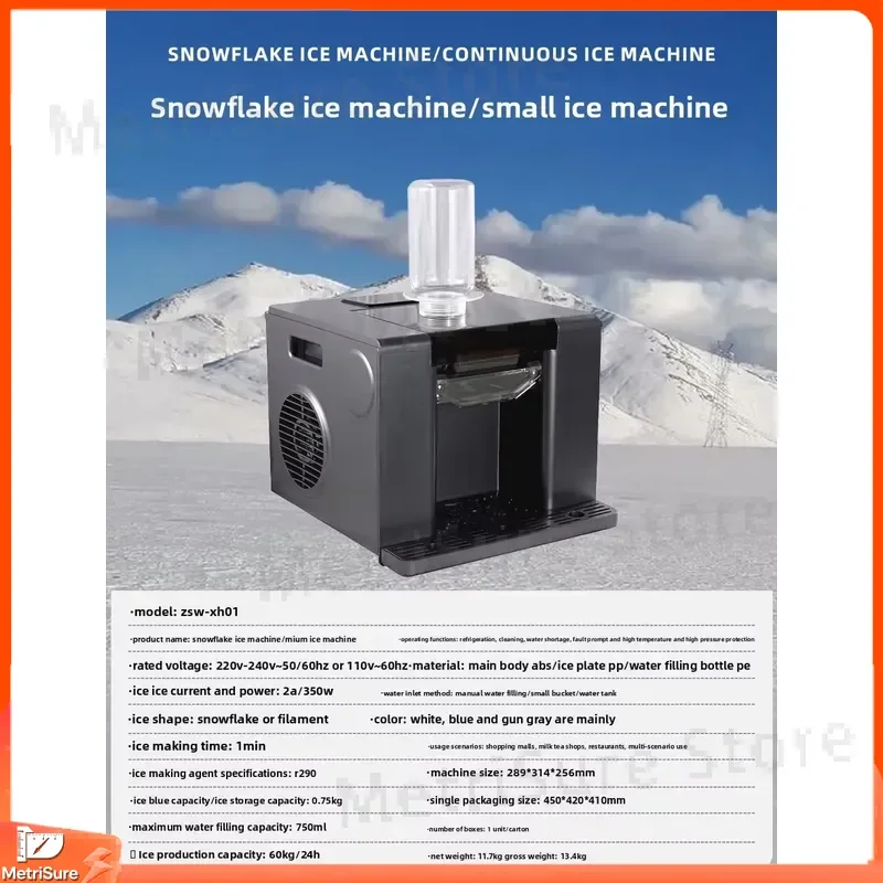 Home Use Real Time Temperature Display Frozen Margaritas Cocktails Frappes Slush Maker Ice Crusher Drink