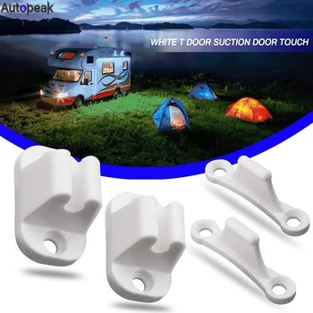 2 ชิ้น Caravan RV ประตู Retainer Stopper Resile จับ Stay Limiters Camping Push Catch ผู้ถือ Camper Motorhome เรือ Trailer ไนลอน