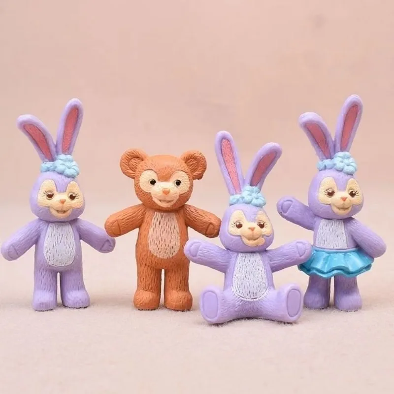 Stellalou Duffey muñeca de dibujos animados para niños y niñas, modelo de decoración para hornear hecho a mano, adornos, juguetes para niños, dulce y lindo, nuevo