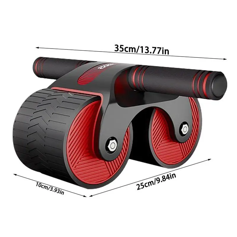 Abs Workout Wheel Roller With Stable Double Wheels Durable Fitness Equipment For Men Women Core Abdominal Training