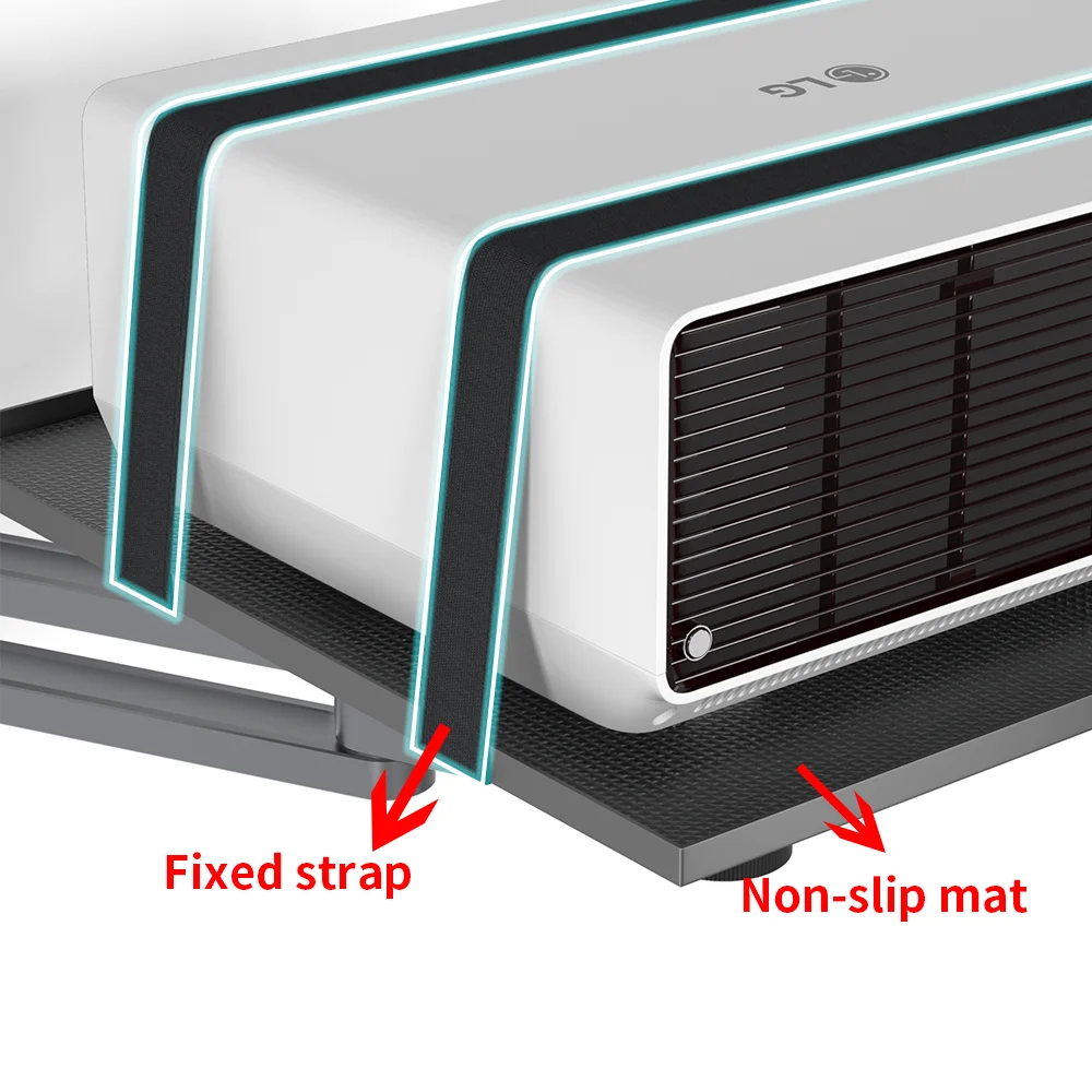 Projektorständer, robuste Wandhalterung aus Aluminiumlegierung für universelle 1/4-Zoll-Schraubenlochartikel, XGIMI TD 10 kg Tragfähigkeit – Detail 8