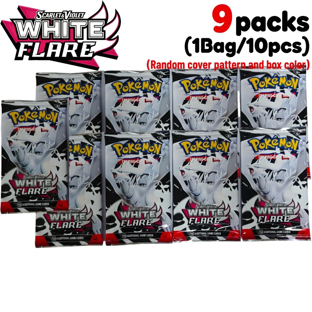 9 Packungen Pokémon TCG Mega Evolution-Pitch Black Booster Ascended Heroes Phantasmal Flames TCG Sammelkarten-Set – Detail 26