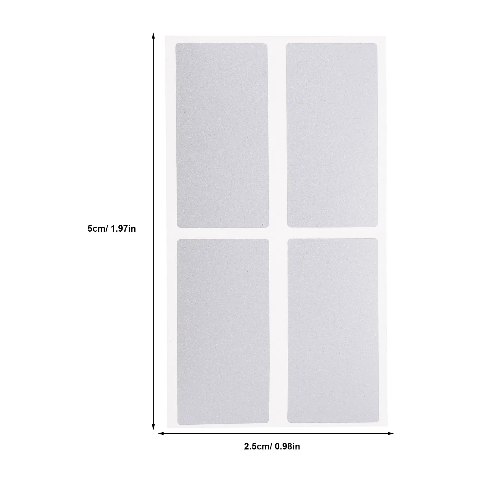 50 Pcs Scratch Off Cards DIY Labels Stickers Tickets Fun Party Game Prize Birthday Christmas Gathering Office School