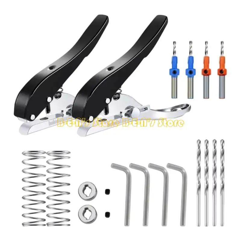 Y1AD Hole Puncher Tool Credit Paper Card Corner Hand Tool For Plastic Leather Edged