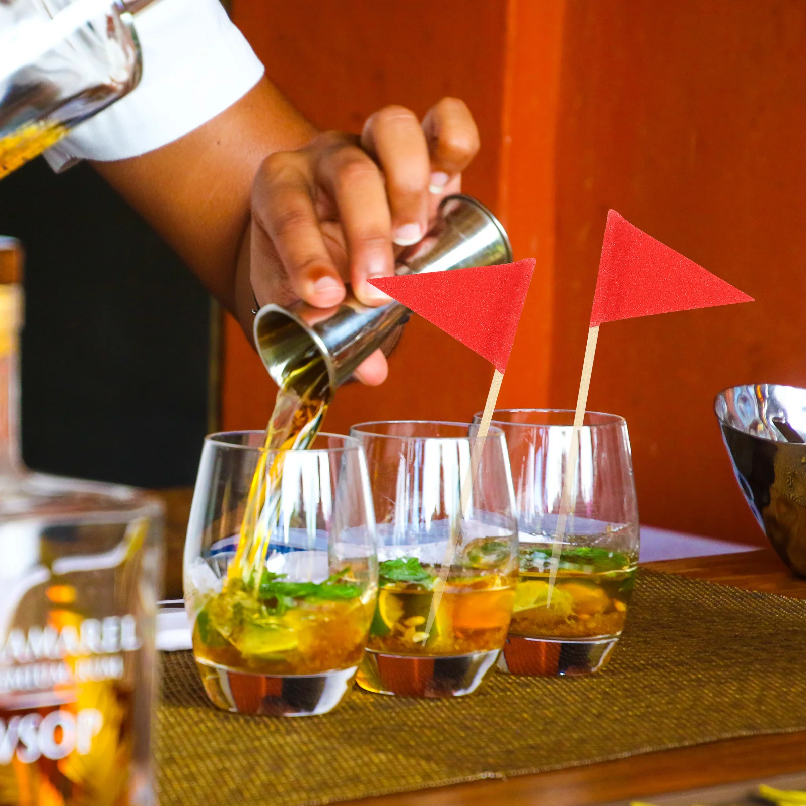 

12Pcs Decorative Toothpick Flags Creative Cake Dessert Food Picks Party Appetizer Toppers Food Flag