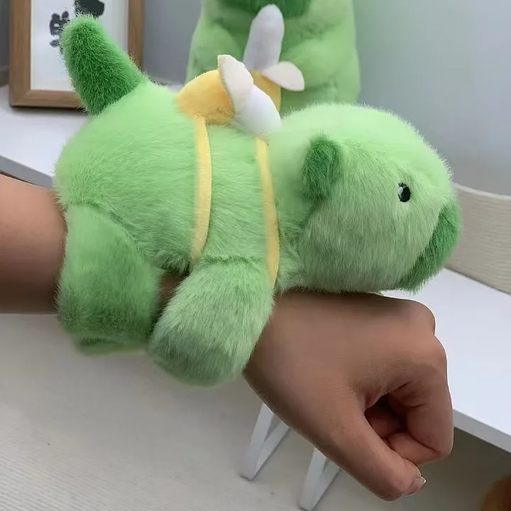 Kawaii animal panda capivara raposa pulseira boneca de pelúcia brinquedos macio pulseira presentes de natal