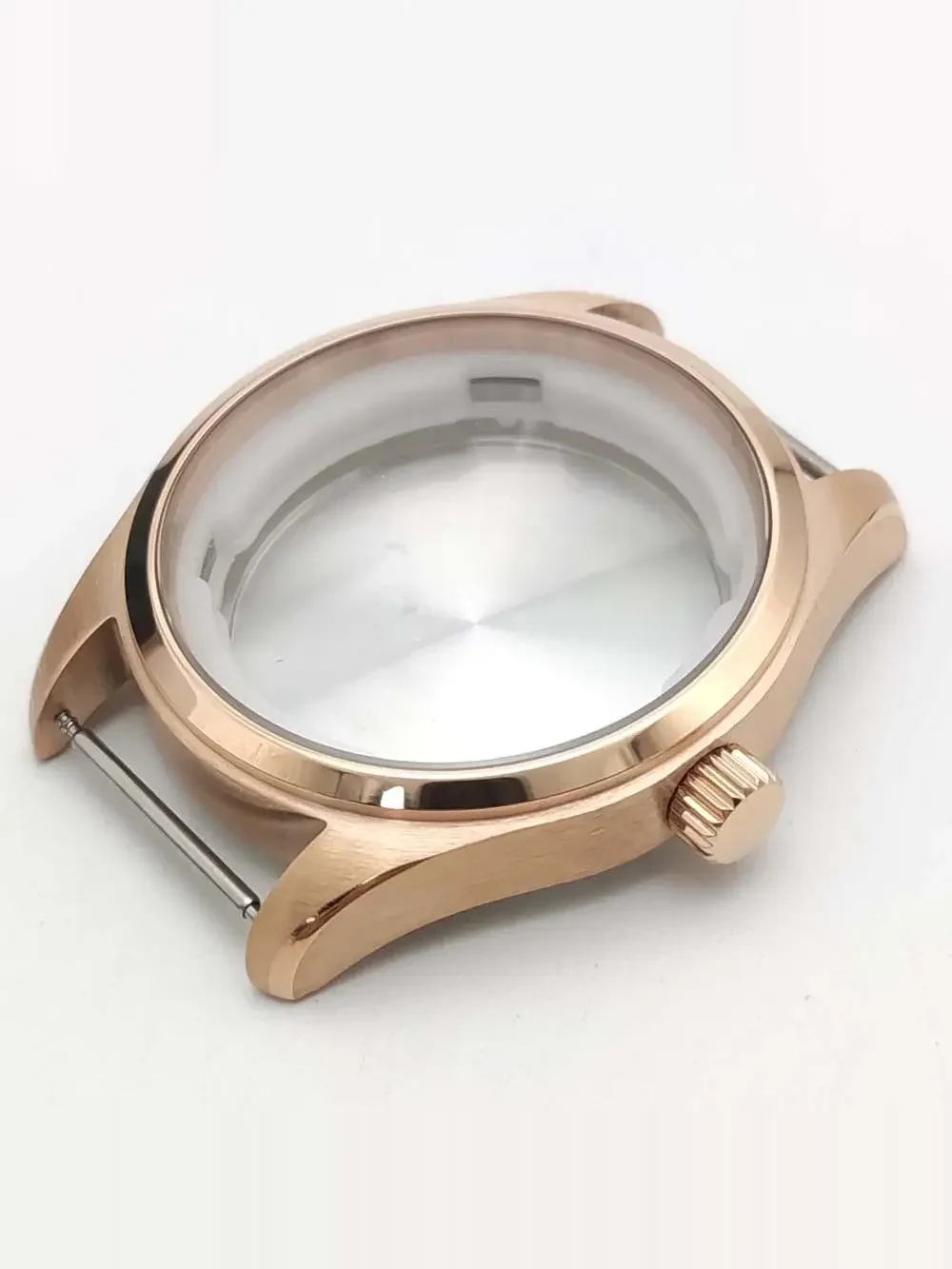 Watch modification accessories mechanical case, suitable for NH35/36 movement replacement pilot 40MM stainless steel case