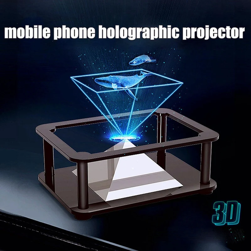 3D brinquedo projeção holográfica para crianças, experimento científico, produção de tecnologia, DIY educacional, engraçado, quarto