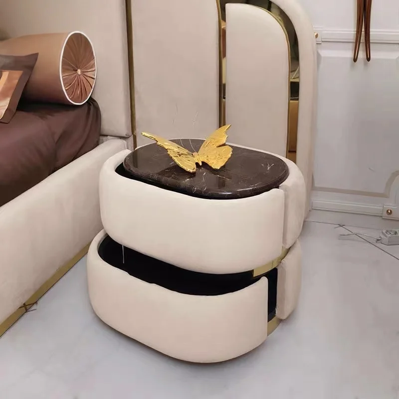 

Luxury Home Furniture Bedroom Set Bedside Table Simple Design Modern Bedside Table