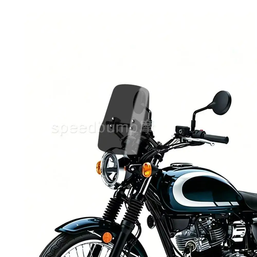 

For Kawasaki W230 Adventure motorcycle front windshield with 12mm navigation bracket tube