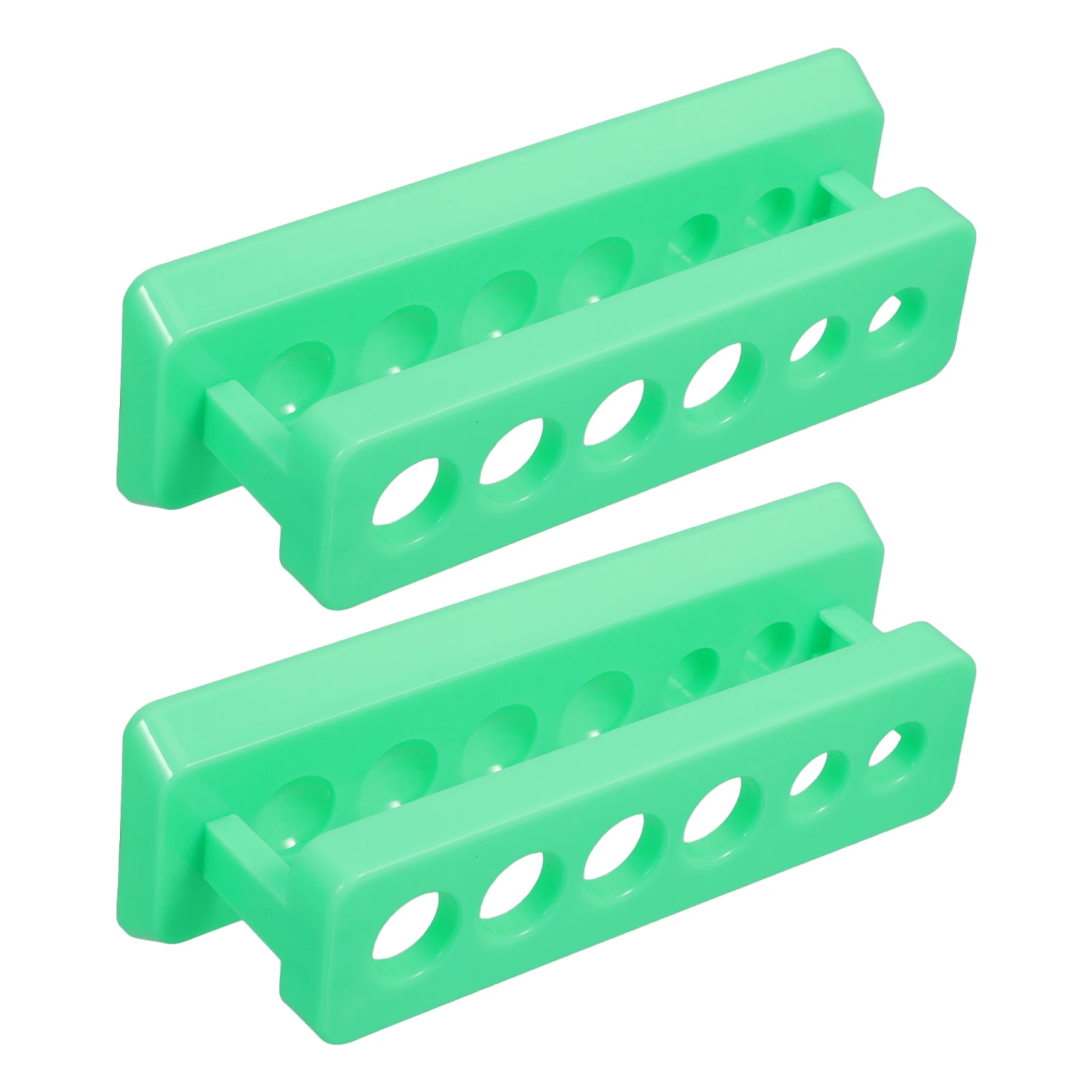 

2Pcs Test Tube Rack Plastic Laboratory Test Tube Holder Stable Support Stand for Vials Bottles Vials Bottles Rack
