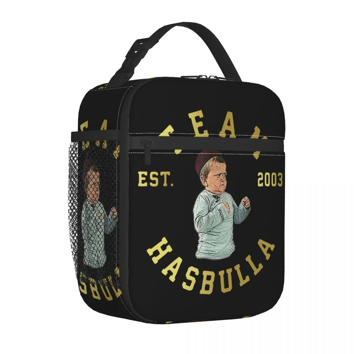 Team MMA Hasbulla Fight Meme Insulated Lunch Bags Cooler Lunch Container Portable Lunch Box Tote Men Women School Travel