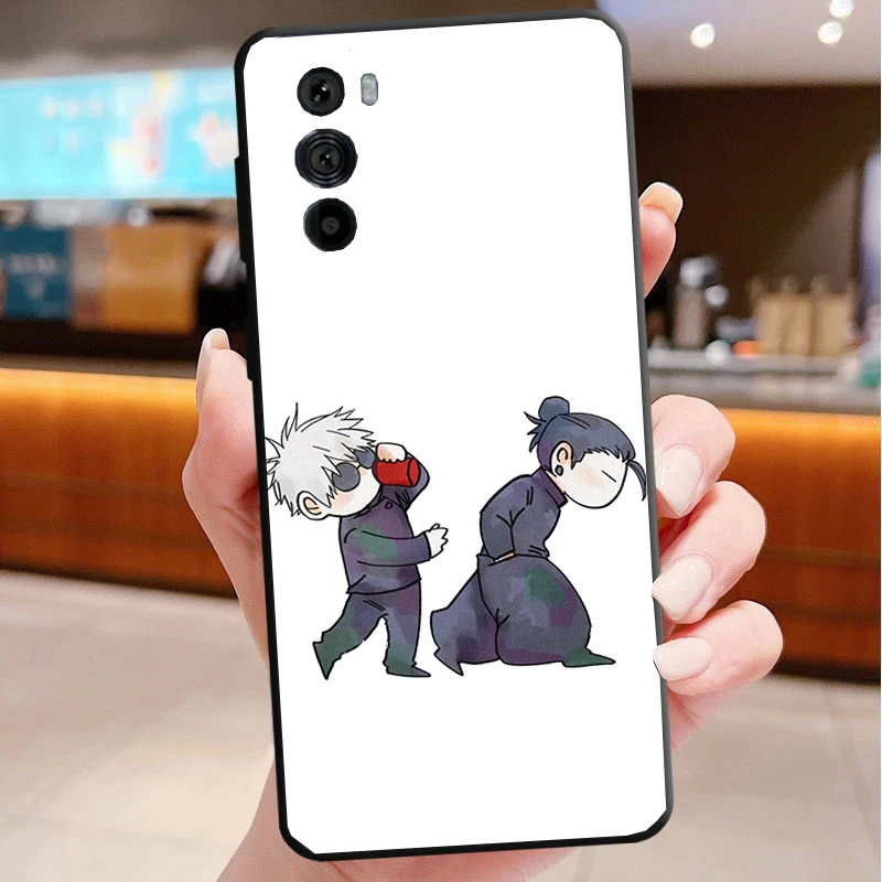 

Geto and Gojo Anime Funda Phone Case For Motorola Edge 60 50 40 Pro 60 50 40 30 Ultra Neo Fusion Moto G Play G Stylus