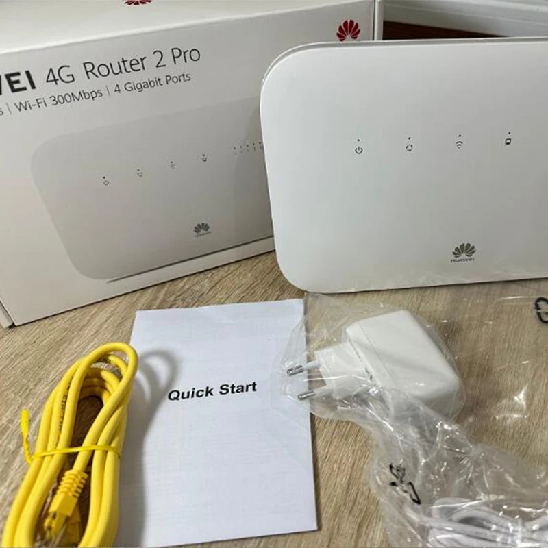 Huawei Router Pro 2 B612-233 4G Permanence Cat 6 300Mbs WiFi Répéteur Débloqué Avec Fente Pour Carte Sim Support 32 Formateurs Amplificateur De