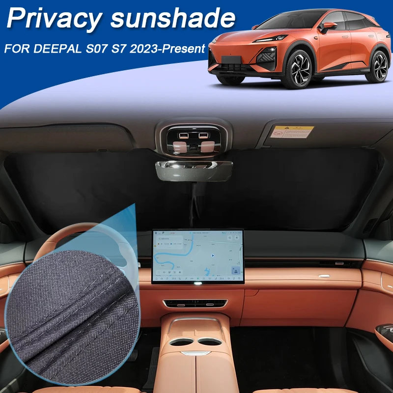 

Car Black Windows Privacy Sunshade For DEEPAL S07 S7 2023-2026 Auto Anti-UV Heat Insulation Protect Cover Interior Accessories