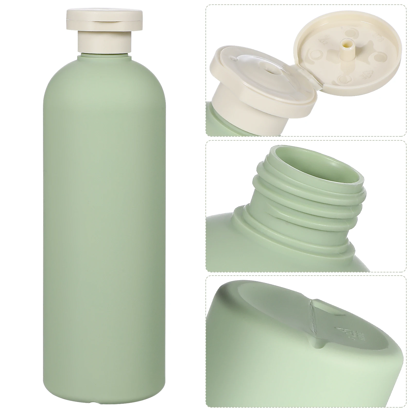 2 قطعة زجاجات السفر غطاء الوجه مانعة للتسرب إعادة الملء ضغط الحاويات لمستلزمات التجميل غسول الشامبو زجاجات شامبو السفر #6