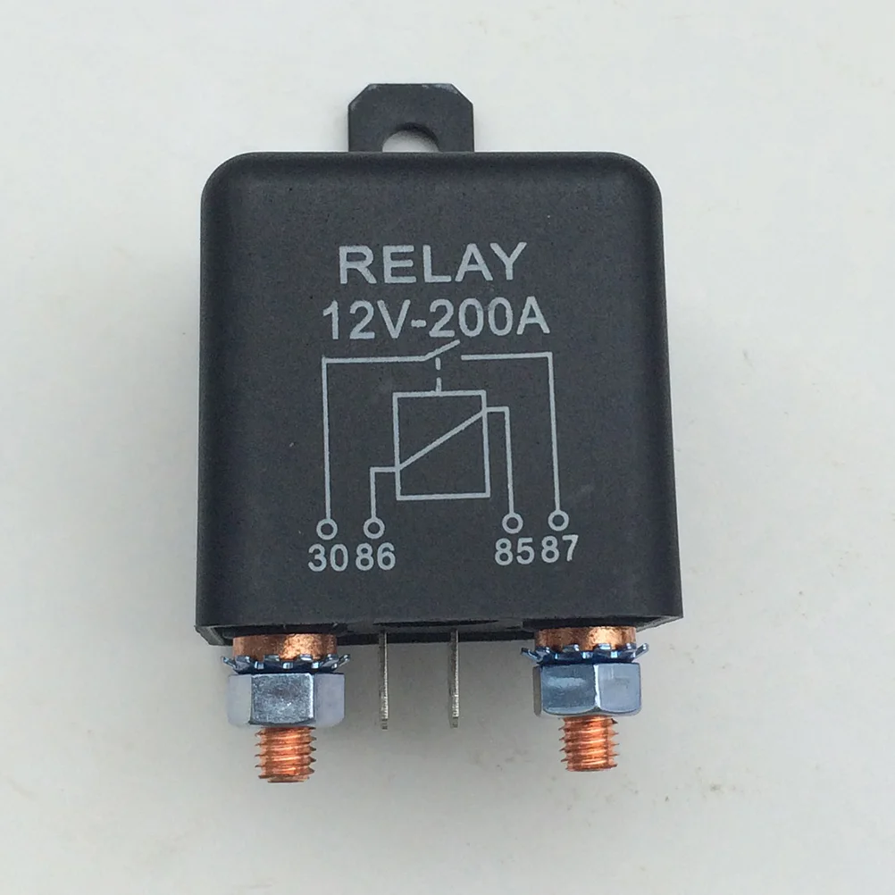 

200 A Auto Starting Relay Car Black Batteries Isolator for Forklift Engineering