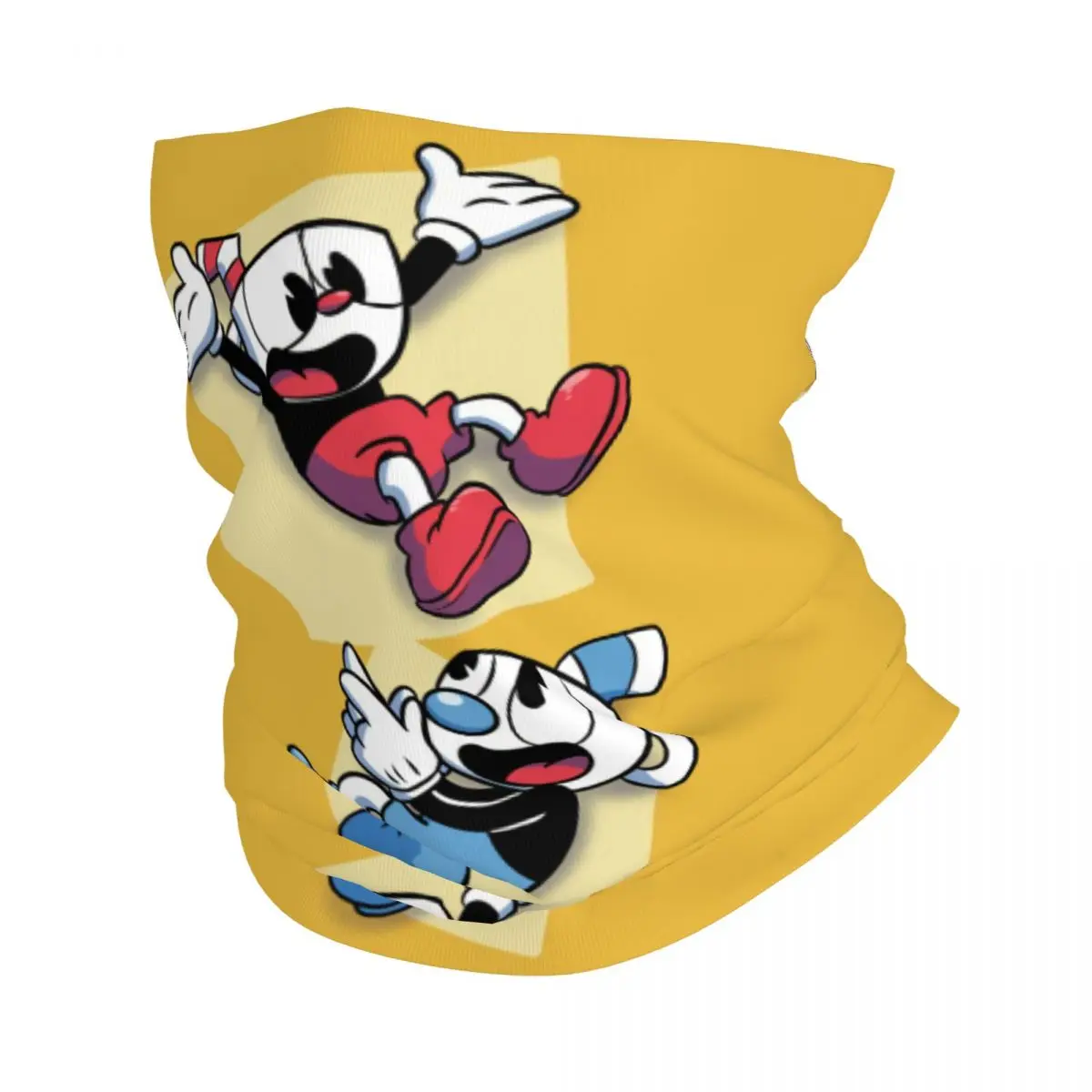 Happy Run Scarf Neckerchief Neck Face Mask Polyester