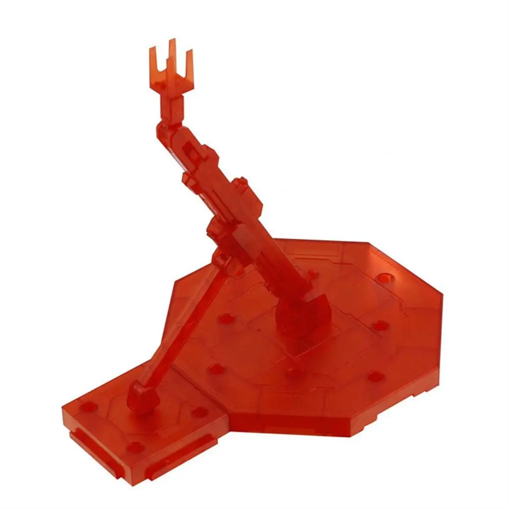 Support de poupées de Base de figurine d'action réglable, modèle de figurine de Robot, support de jouet en plastique transparent, présentoir de figurines HG/MG/BB/SHF