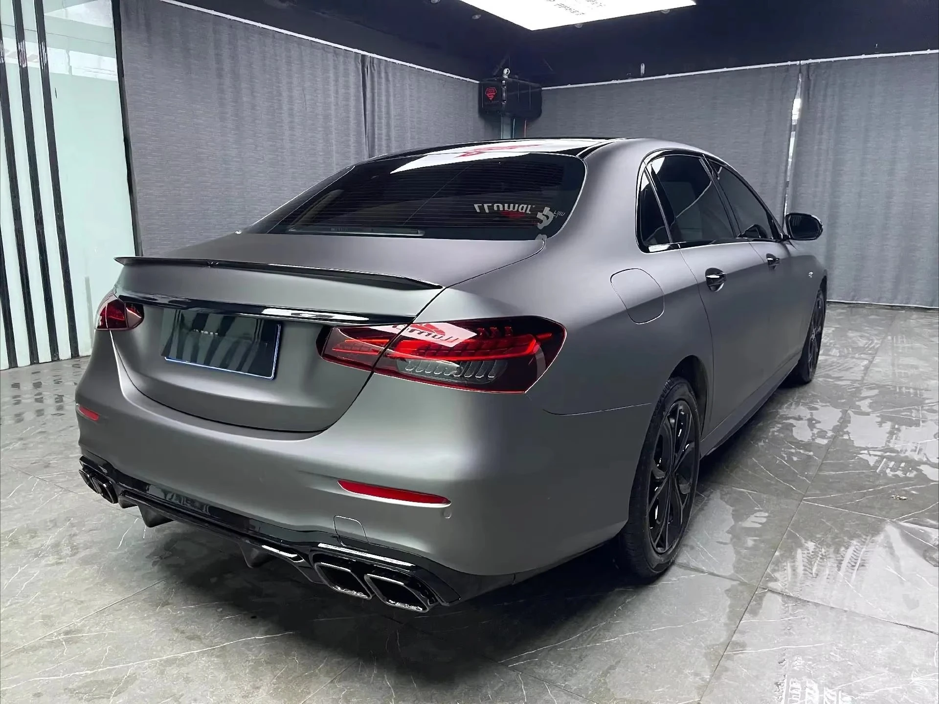 Bodykit E Class 2009-2015 W212 W213 E63 الإعداد العالمي 100% تم اختباره المسمار على مصدات LED المصباح الخلفي #5