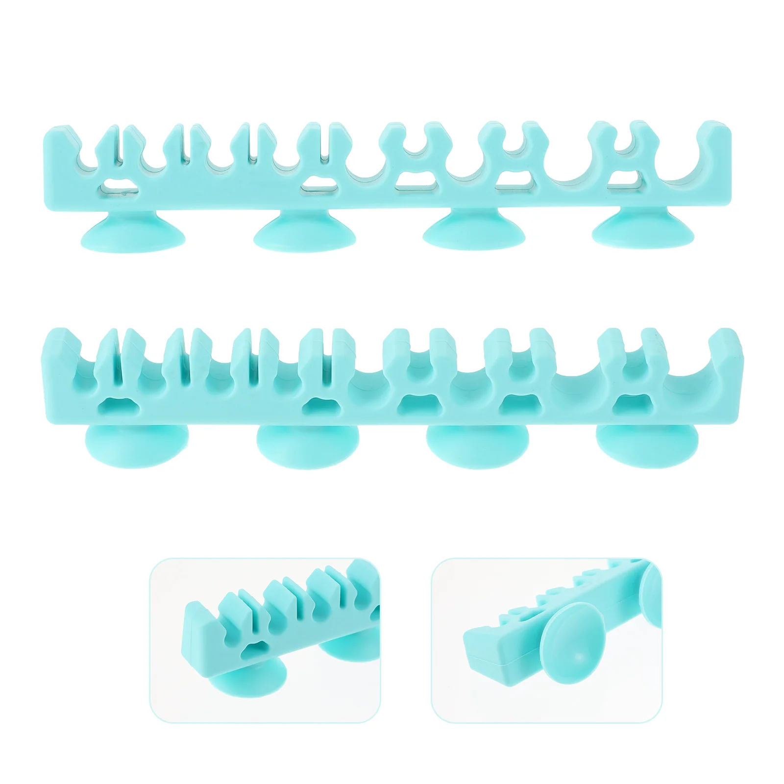 

Silicone Makeup Brush Storage Drying Holder Wall-mounted Compact Rack Cosmetics Organizer Silica Gel Stand Window