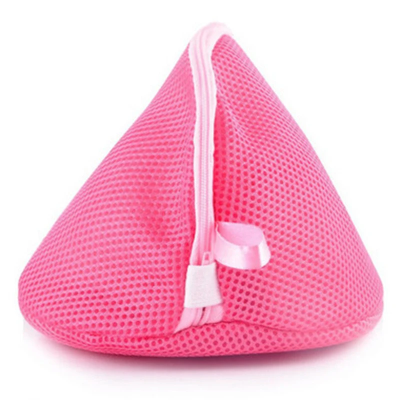 1~5PCS Triangle Bra Wash Laundry Bag Lady Women Bra Underwear Washing Machine Protection Net Mesh Bag Lingerie Hosiery