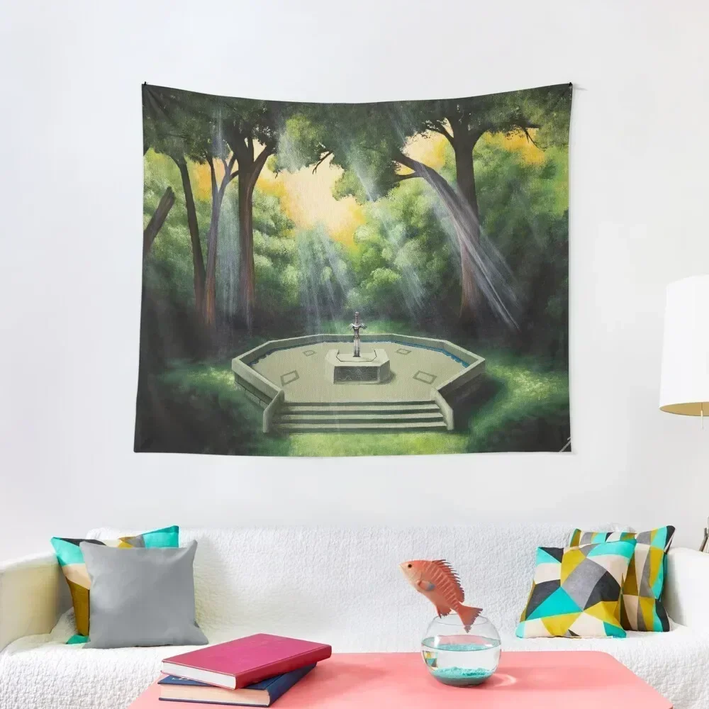 

Pedestal of Time Tapestry Anime Decor Room Ornaments Tapestry