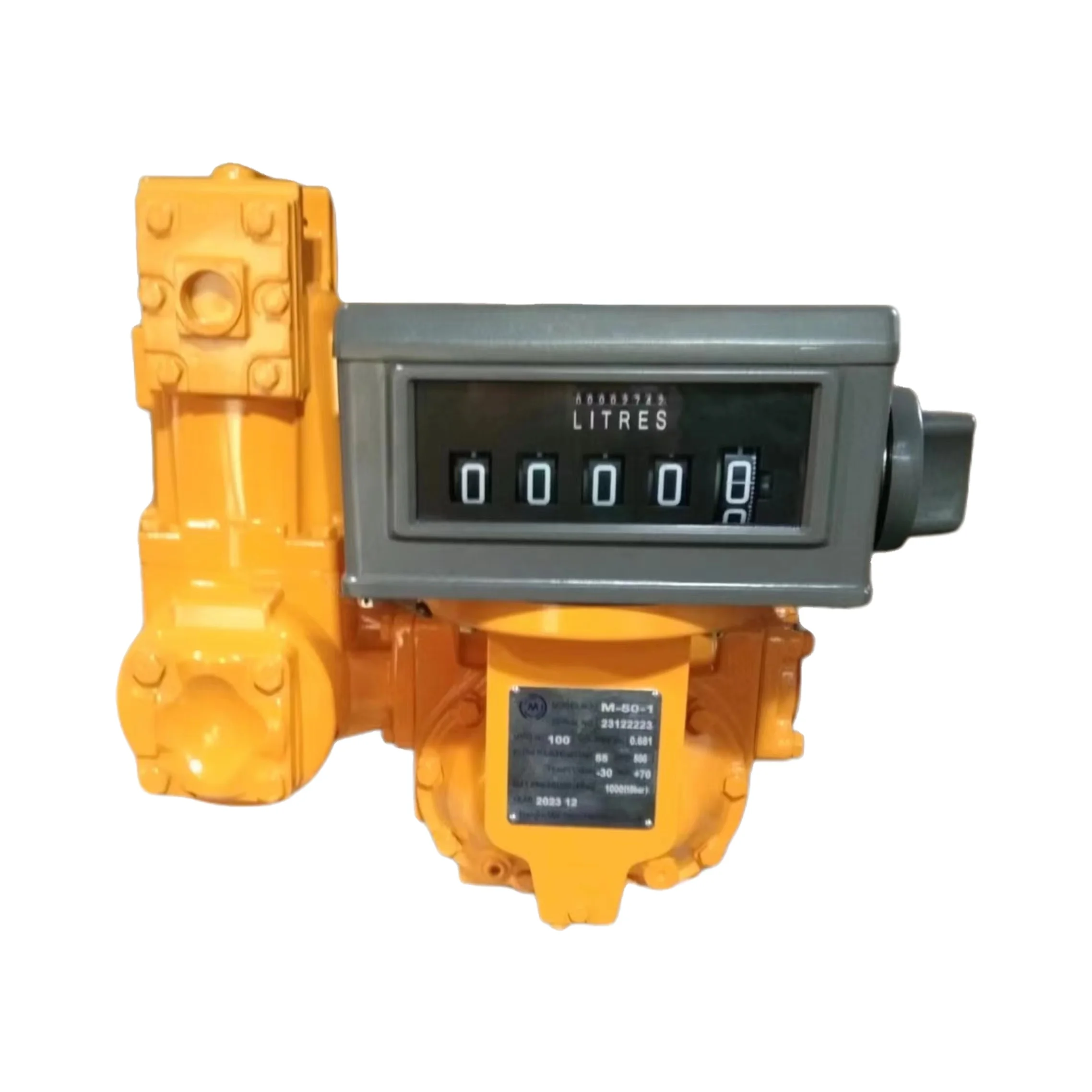 

Fuel Flowmeter Factory Best Selling Mechanical PD Rotary Flow Meter M-50-1Fuel Tank Pump And Meters