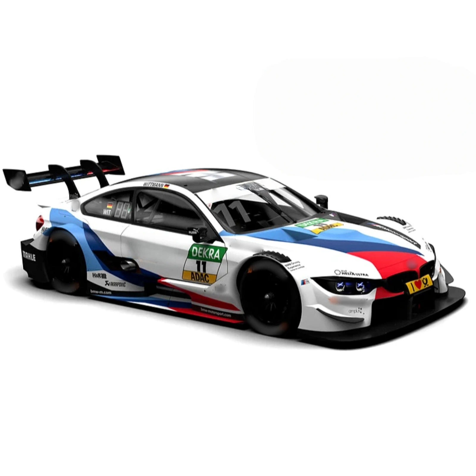 

TC023 1/10 BMM DTM RC Drift Car Прозрачный корпус из поликарбоната с наклейками (колесная база 57 мм, ширина 190 мм)