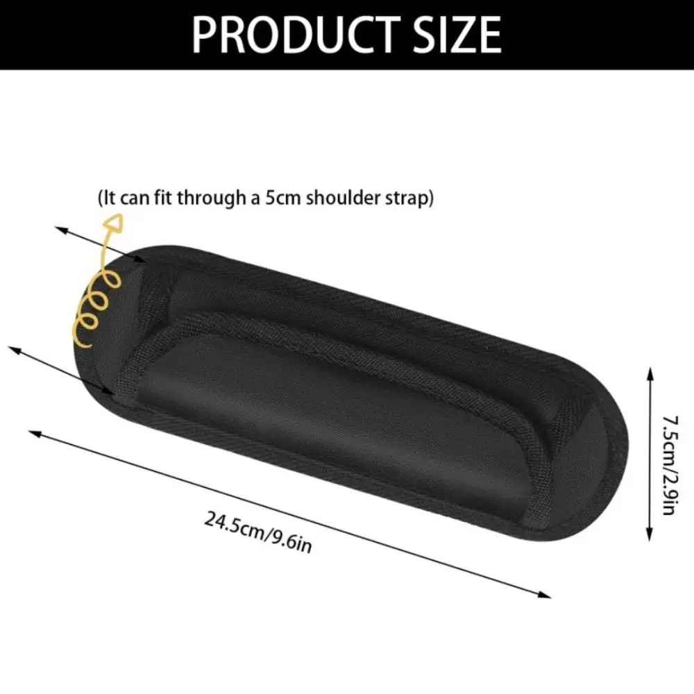 وسادة بديلة متينة لحزام الكتف، وسادات كتف عالمية غير قابلة للانزلاق، حقيبة كمبيوتر للسفر قابلة للتنفس