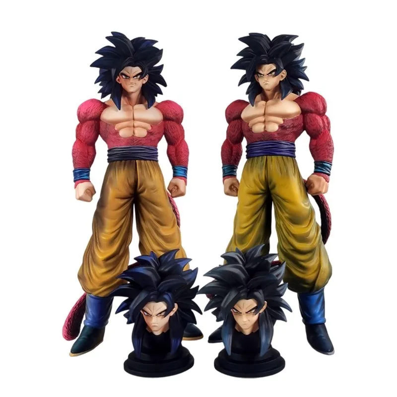 New Dragon Ball Z Ssj4 Goku Figure Replace Head Super Saiyan 4 Goku Action Figures Collection Mode Toys Birthday Surprise Gifts
