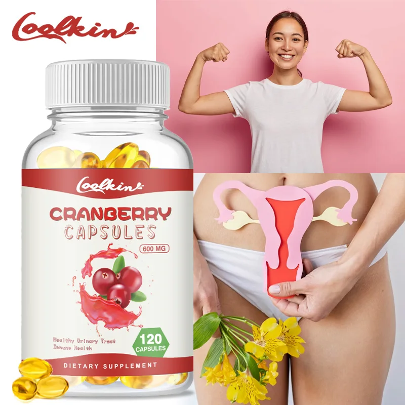 

Cranberry Capsules - Supports Urinary & Immune Health, Bladder Control, and Promotes Healthy Kidney Function