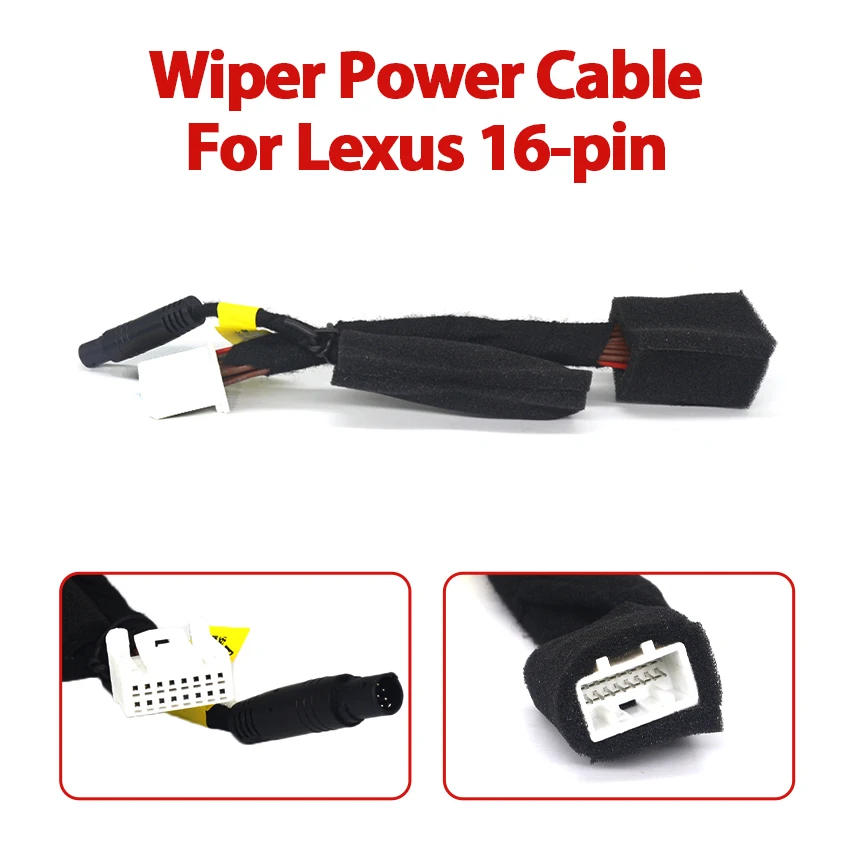 Plug and play Cable Car DVR Video Recorder Dash Cam Connect Reading Light Cable or Rain Sensor Cable For Lexus NX UX RX IS LS GX