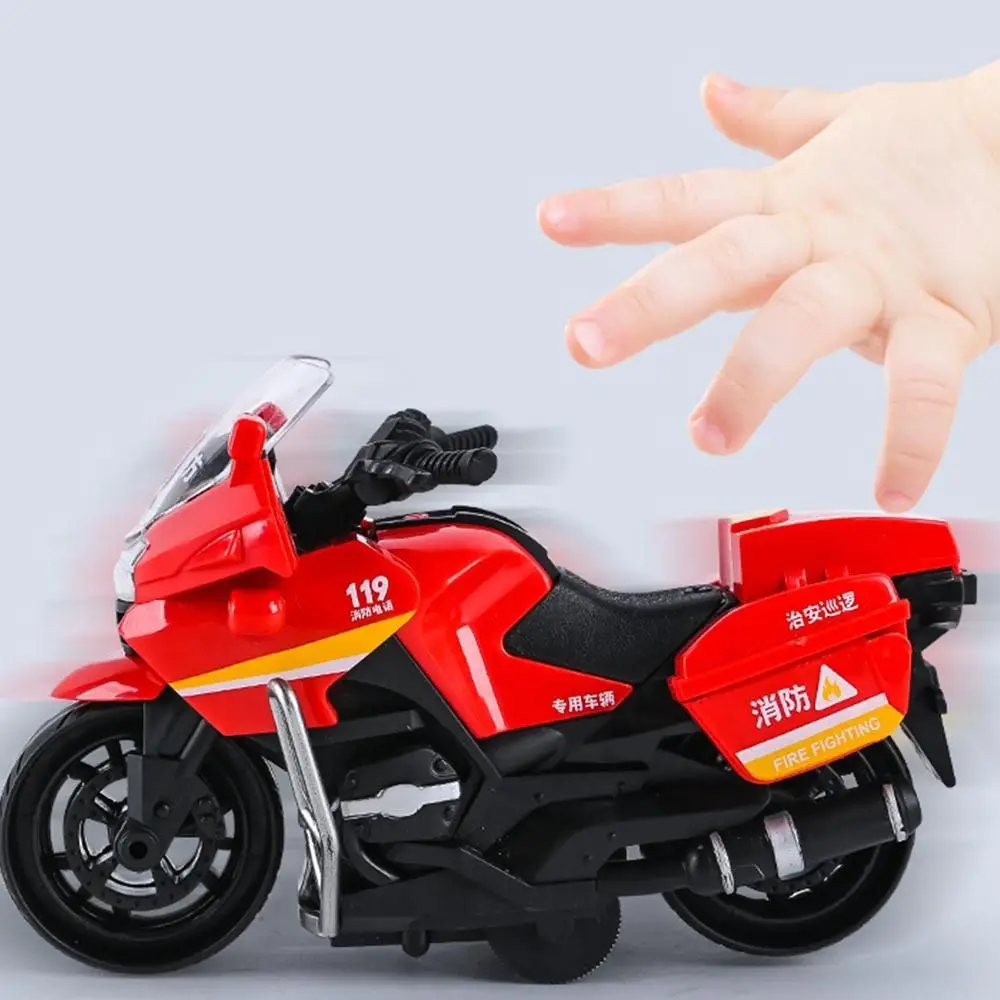 Innovative styling Plastic Mini Car Under 14 years Children Toy Motorcycle Model Plastic Inertia Car Educational Gift