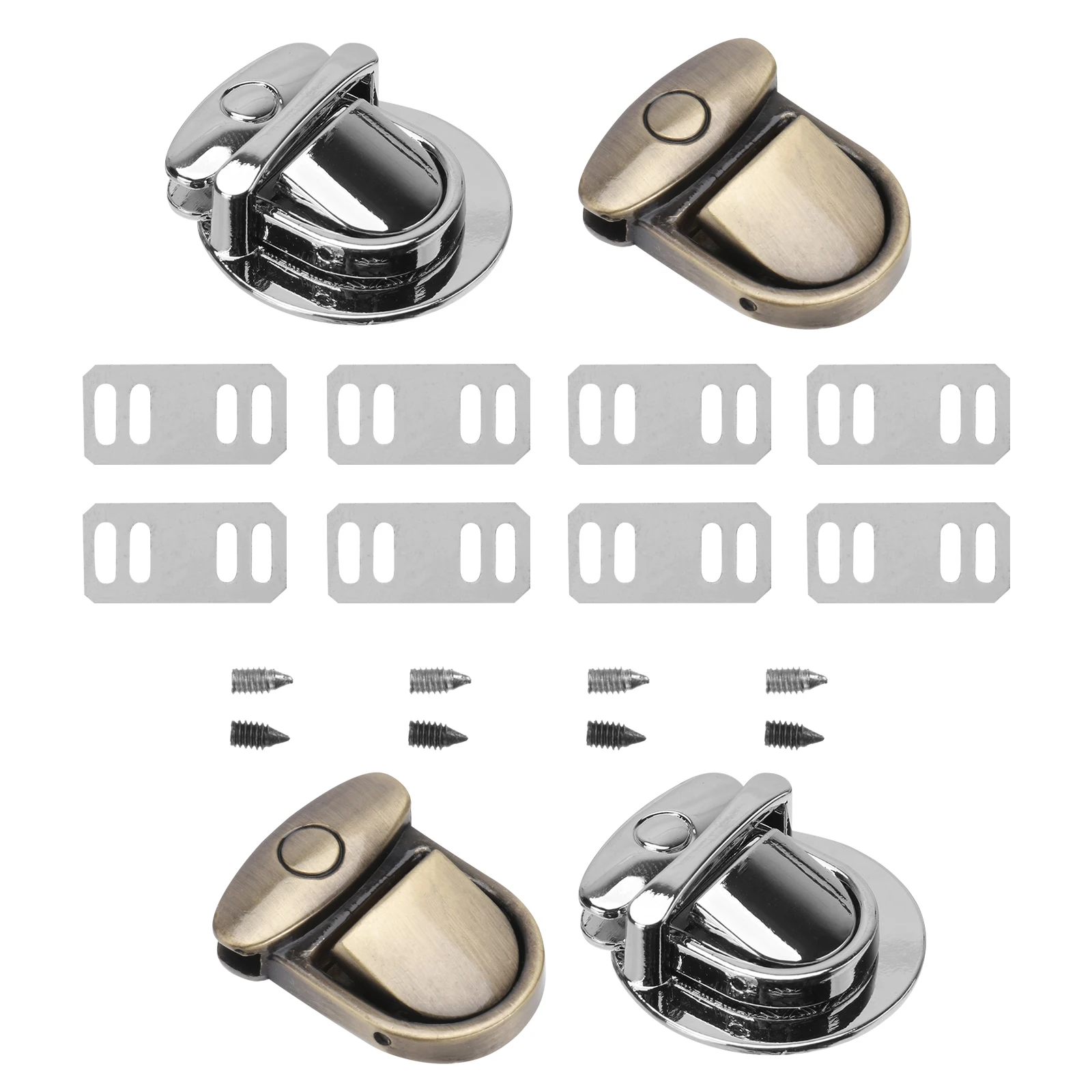 

Metal Box Latches Duck Tongue Locks Tuck Clasps Closures for Wooden Jewelry Gift Cabinets Furniture drawers vintage simple