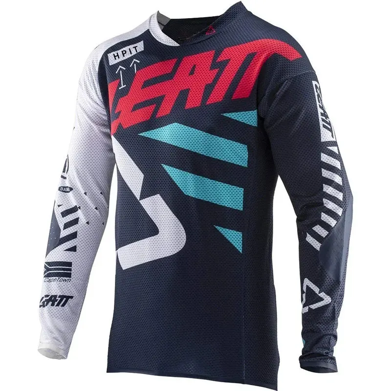 Men\'s Motocross Cycling Jersey MTB Motocross T-Shirt Quick-Dry Breathable Downhill Jersey