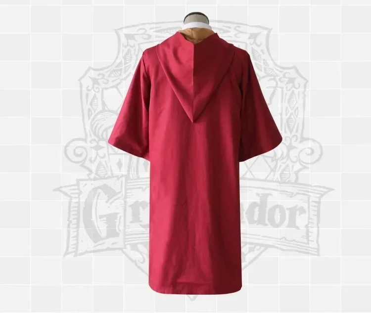 Cosplay Costume Quidditch Robe Cloak For Harri Potter Gryffindor Slytherin School Uniform For Adult Party Magican School Cloth