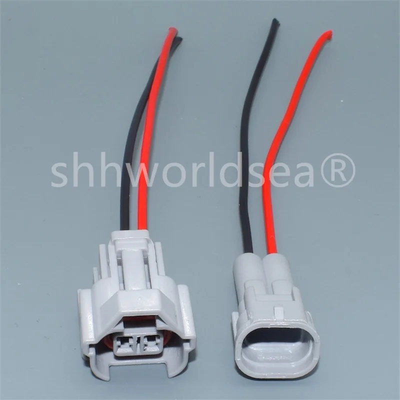 1Set 2 Pin Car Fuel Injector Electrical Cable Connectors Waterproof Female Male Wire Harness Plug 6189-0060 6180-2405