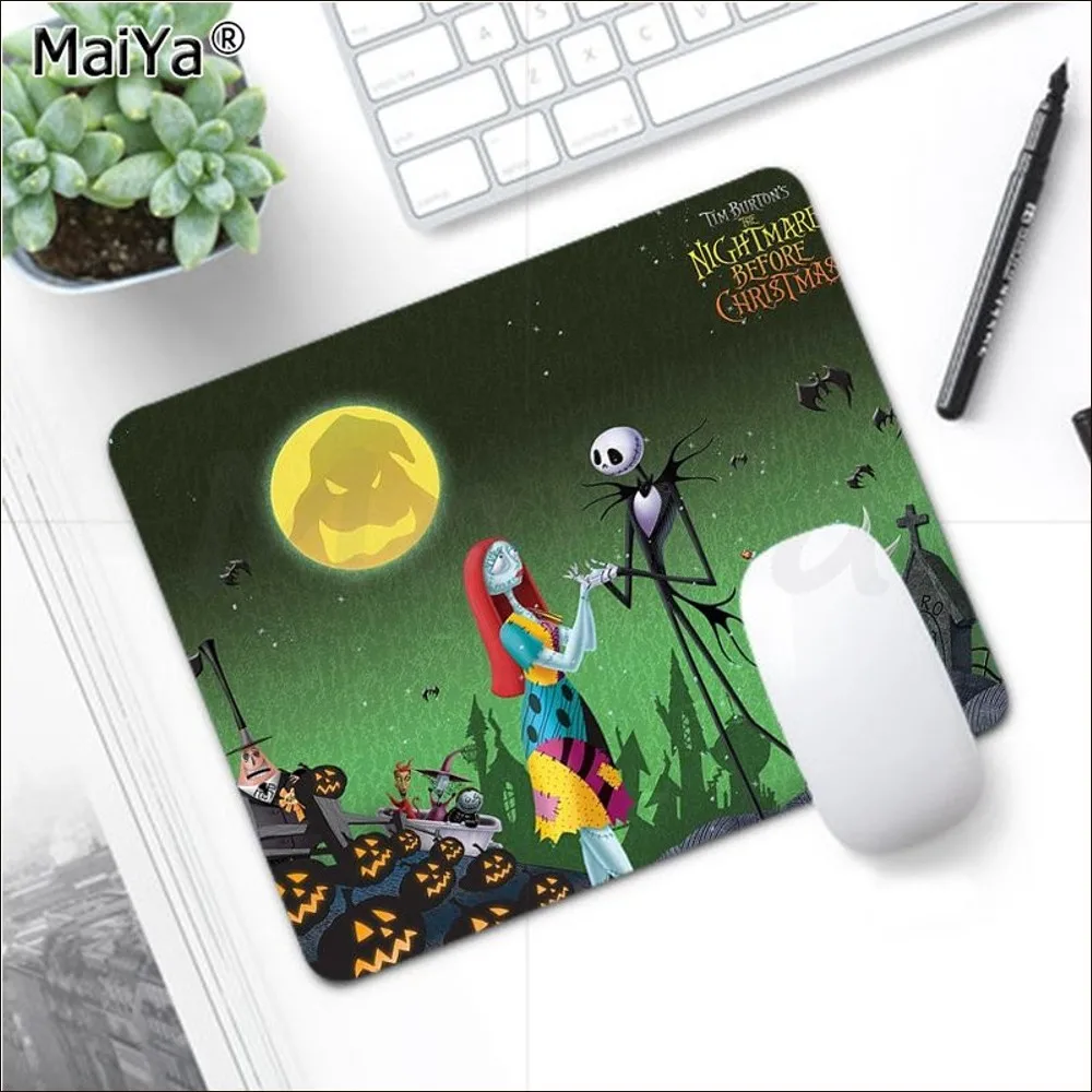 Disney The Nightmare Before Christmas Mousepad New Arrivals Gamer Speed Retail Small Rubber Size for big CSGO Desktop PC Laptop